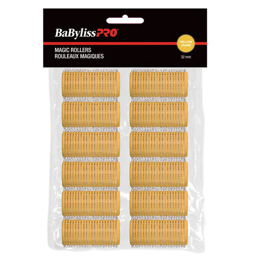 Black BaBylissPRO BaByliss Pro Velcro 32mm Rollers - 12 Count