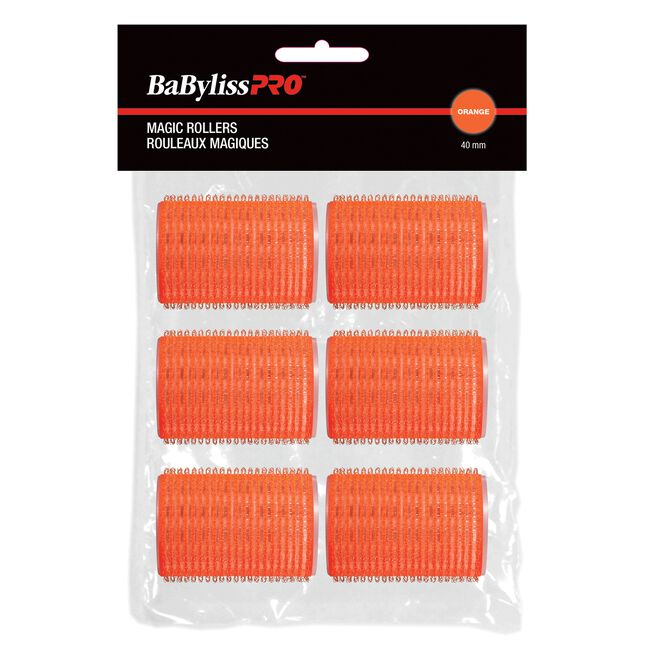 Black Dannyco Sundries BaByliss Pro Magic Rollers 40mm - 6 Count