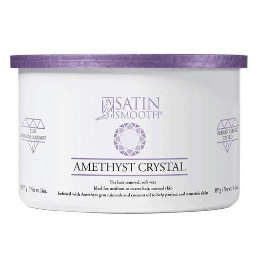 Light Gray Dannyco Sundries Satin Smooth Gem Wax - Amethyst Crystal