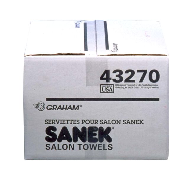 White Smoke Dannyco Sundries Sanek 43270 Salon Towels (500 PK)