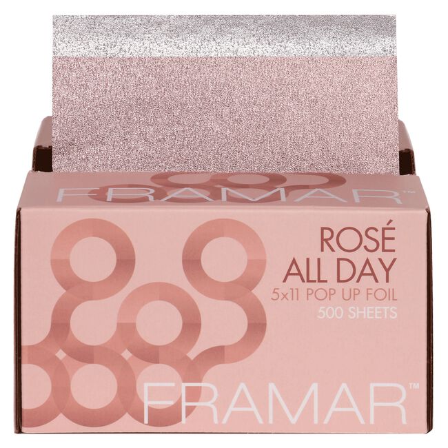 Light Pink Framar Rosé All Day Pop-Up Foil  5 x 11 Inch  - 500 Count