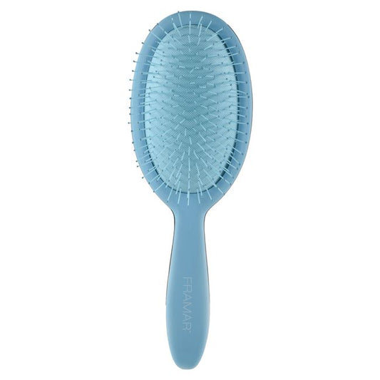 White Smoke Framar Peek-A-Blue Detangle Brush