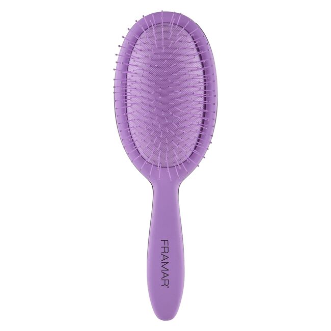 White Smoke Framar Purple Reign Detangle Brush