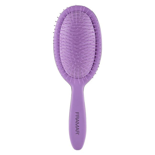 White Smoke Framar Purple Reign Detangle Brush