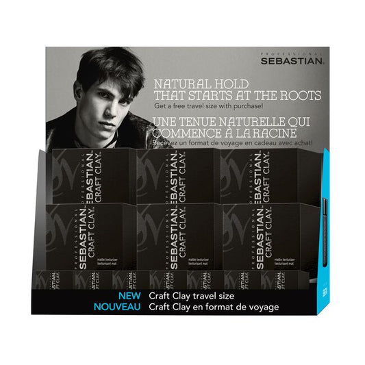 Black Sebastian Craft Clay 6 Piece Display plus 6 Minis