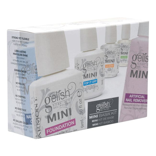 Gray Gelish Mini Basix Kit