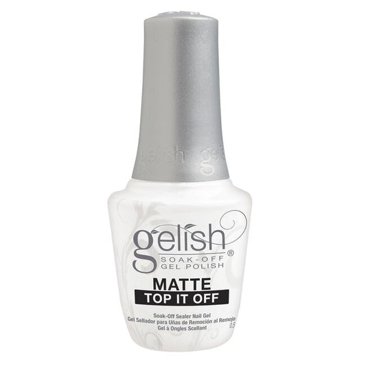 White Smoke Gelish Gelish - Matte Top It Off Sealer Gel