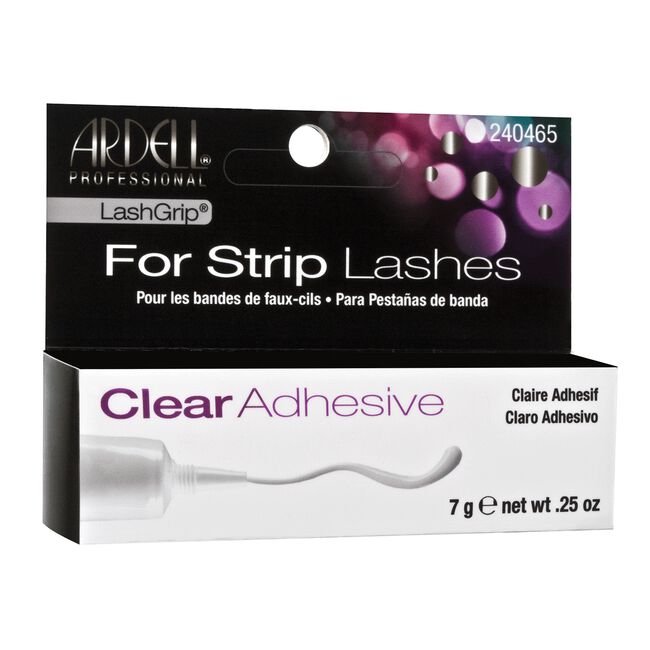 Black Ardell LashGrip Adhesive Strip Lashes-Clear