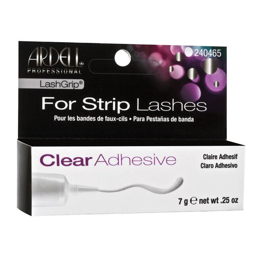 Black Ardell LashGrip Adhesive Strip Lashes-Clear