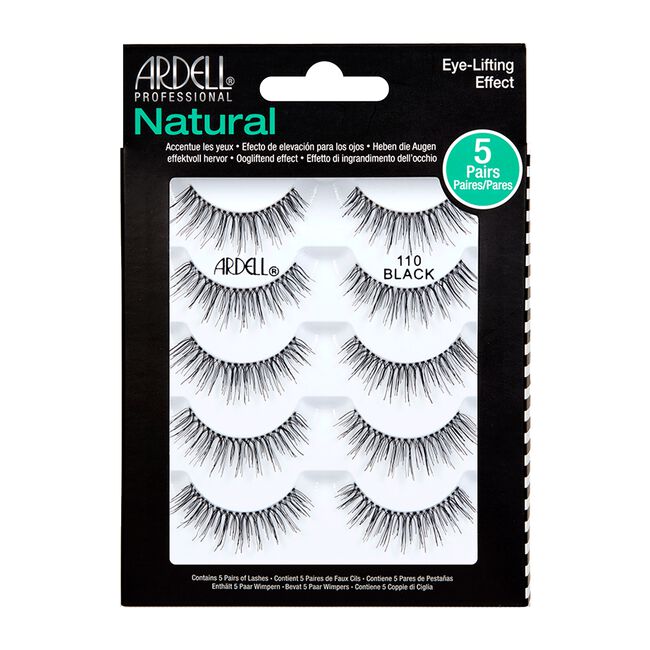 Black Ardell Natural Black Lashes #110 - 5 pack