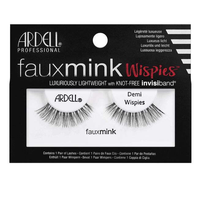Black Ardell Faux Mink Wispies