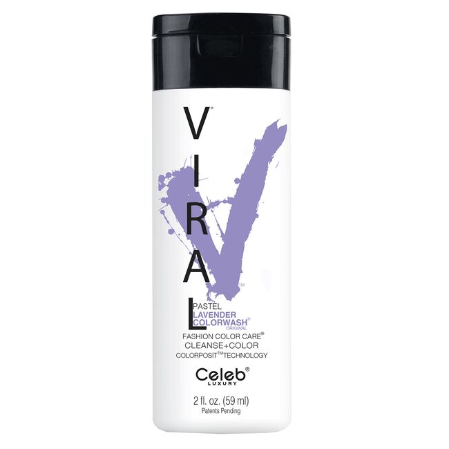 White Smoke Celeb Luxury Viral Pastel Lavender Colorwash Travel Size