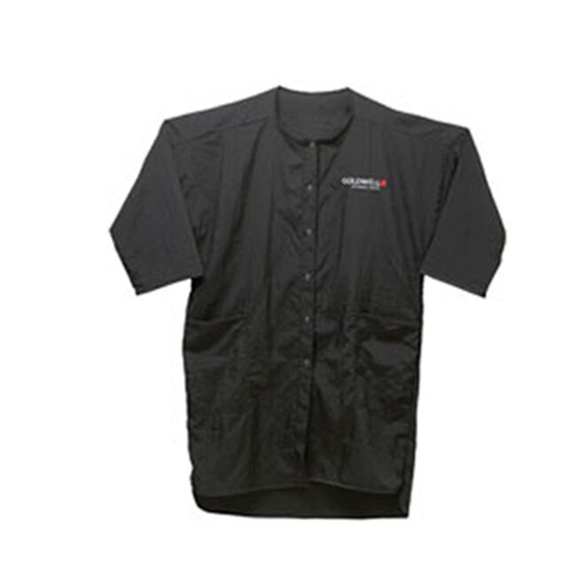 White Smoke Goldwell USA Black Color Smock