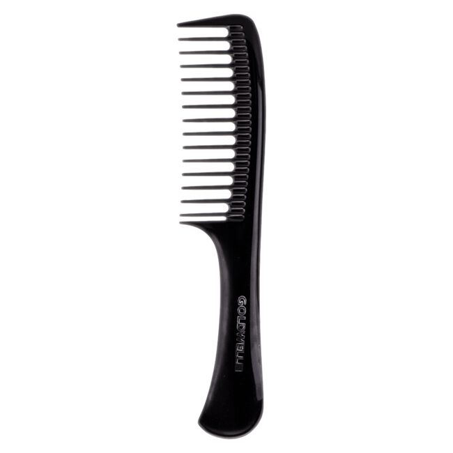 White Smoke Goldwell USA Comb, Wide Tooth with Handle