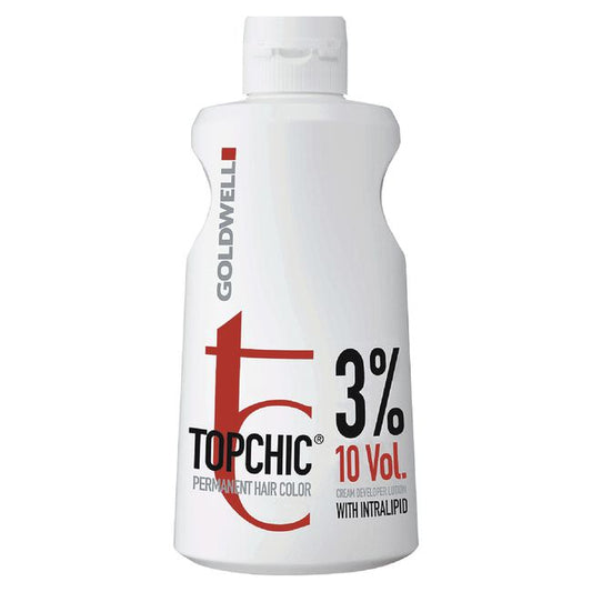 White Smoke Goldwell USA 10 Volume (3%) Developer Lotion - Topchic