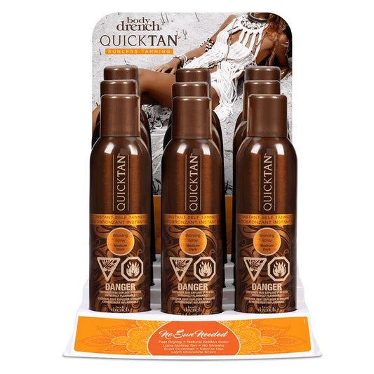 White Smoke Body Drench Quick Tan Sunless Tanning Mist 9 Piece Display