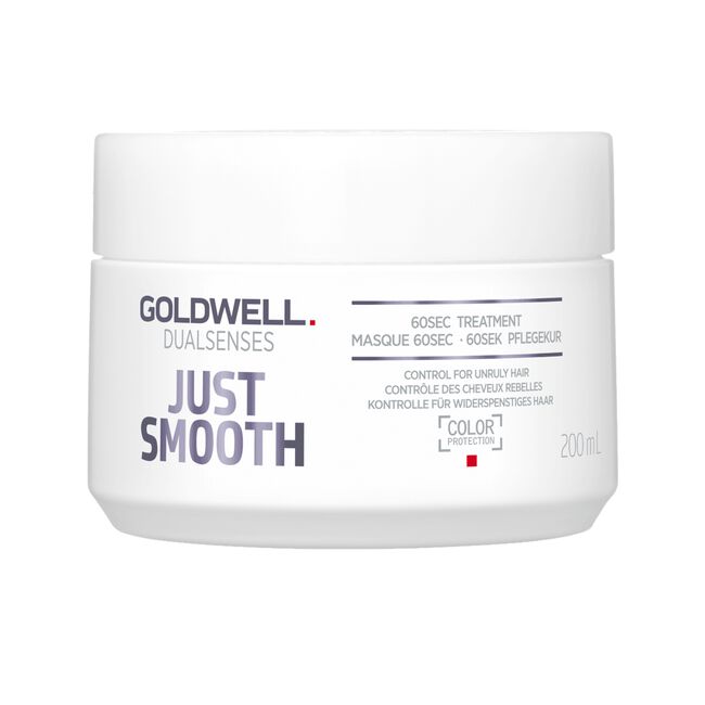 White Smoke Goldwell USA Dualsenses Just Smooth Taming 60 second Treatment