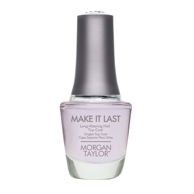 White Smoke Morgan Taylor Make It Last Top Coat