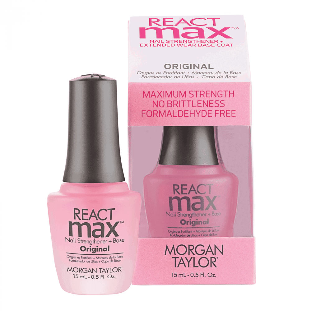 White Smoke Morgan Taylor React Max Base Coat 0.5 oz - Original 3411100