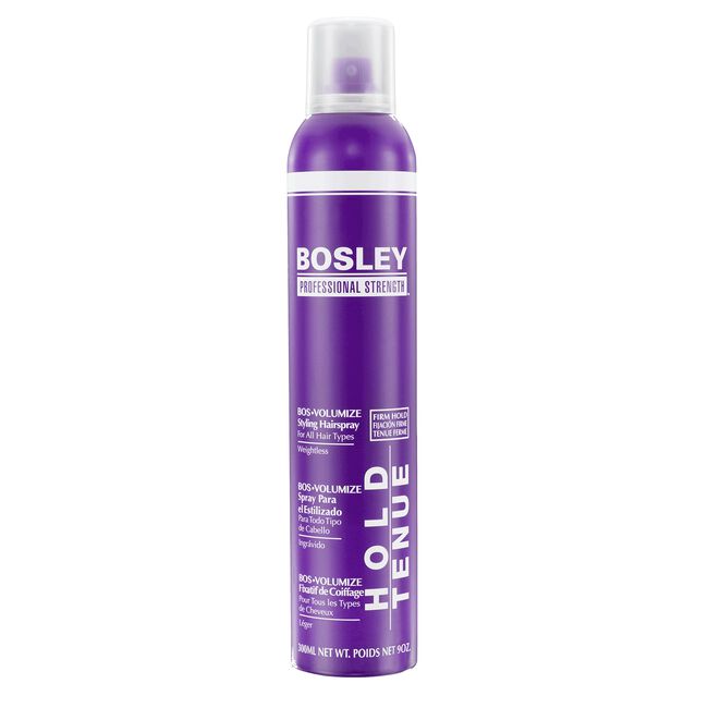 White Smoke Bosley Professional Volumize Styling Hairspray