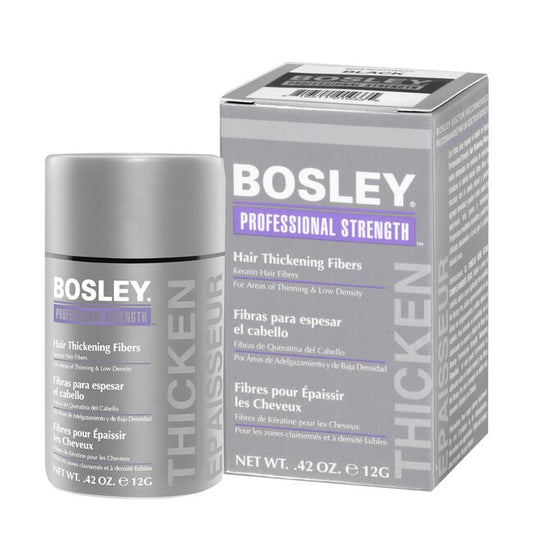Dark Gray Bosley Professional Hair Thickening Fibers