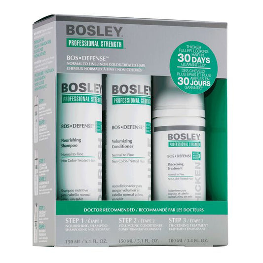 Gray Bosley Professional BosDefense 30-Day Starter Pack for Non Color-Treated Hair