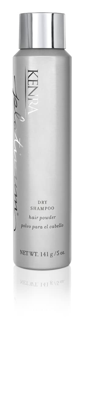 Light Gray Kenra Platinum Dry Shampoo | Oil Absorbing Spray | Instantly Revives & Refreshes Hair | Saves Time & Extends Blowouts | All Hair Types | 5 fl oz