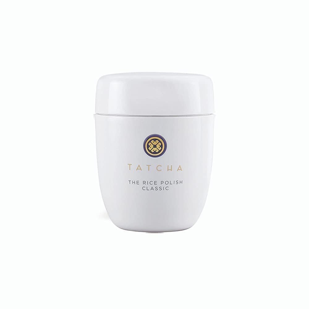 Lavender Tatcha The Rice Polish Classic | Daily Non-Abrasive Exfoliator for Combo to Dry Skin | 60 gr / 2.1 oz