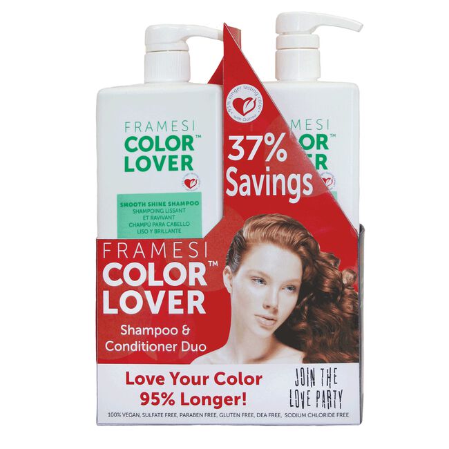 White Smoke Framesi Color Lover Smooth Shine Liter Duo