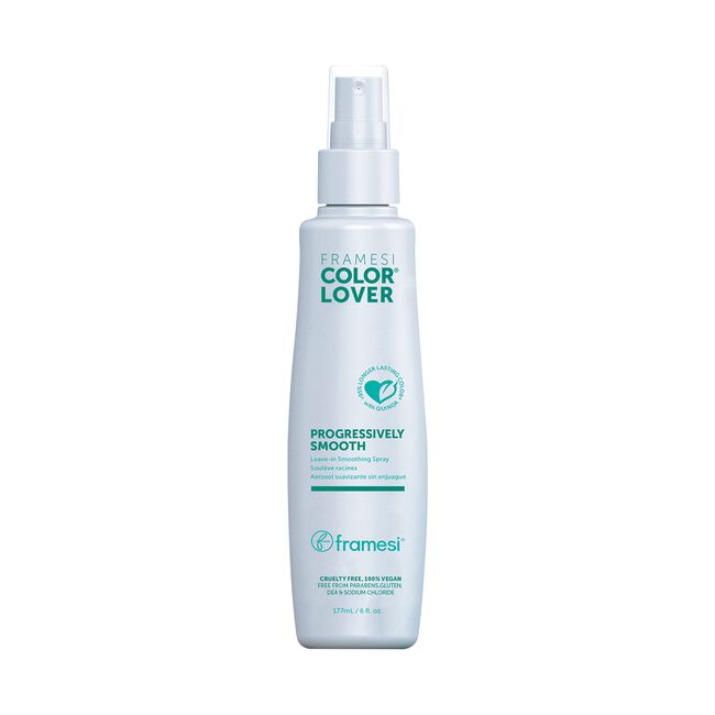 White Smoke Framesi Color Lover Progressively Smooth Leave-In Smoothing Spray