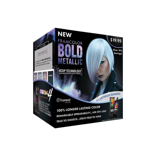 Black Framesi FramColor Bold Metallic Shade Collection