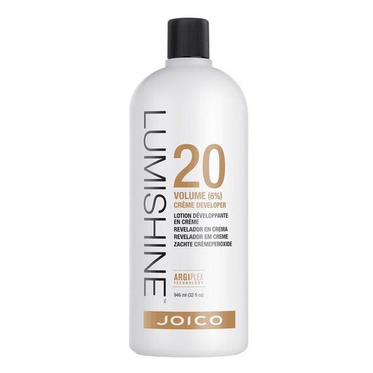 White Smoke Joico Lumishine Creme Developer - 20 Volume