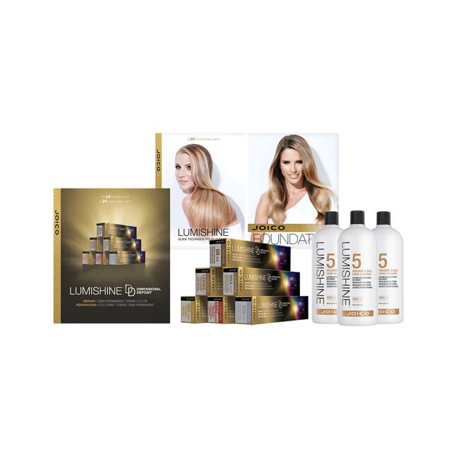 White Smoke Joico Lumishine DD Creme Color Small Intro