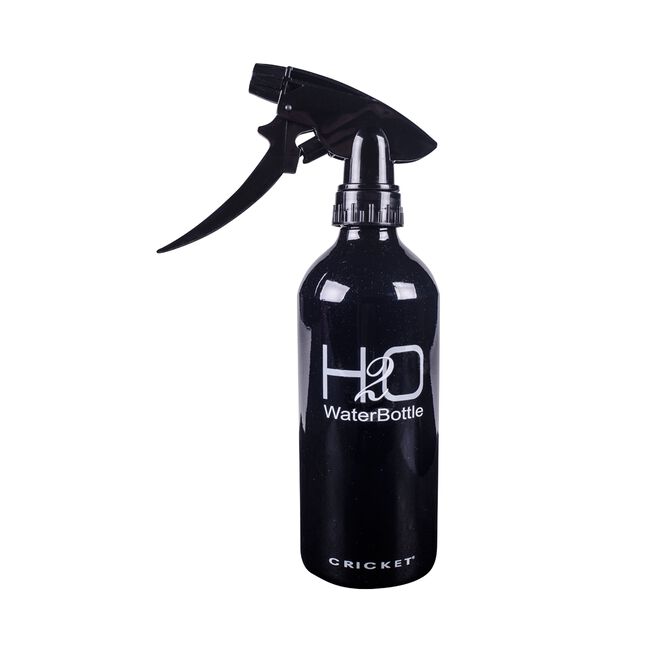White Smoke Cricket Sparkle H20 Bottle Black