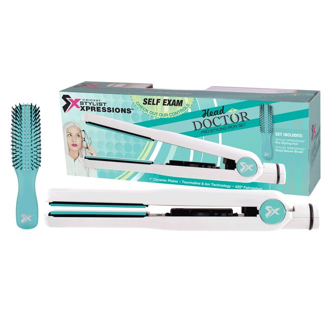 White Smoke Cricket Stylist Xpressions Head Doctor Pro Styling Iron