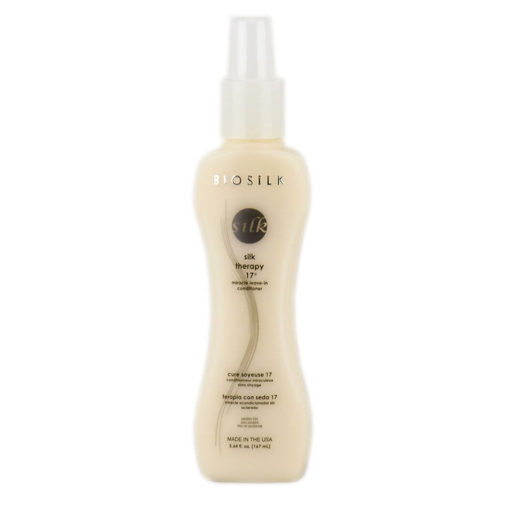 White Smoke Biosilk Silk Therapy 17 Miracle Leave-In Conditioner, 5.64 oz