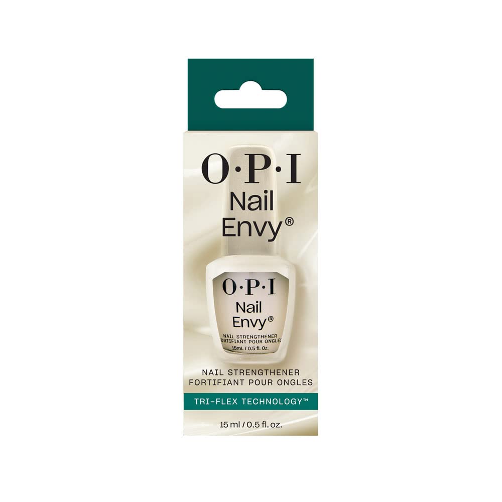 Antique White OPI Nail Envy Nail Strengthener Clear | Strengthening Nail Polish Treatment | For Weak & Thin Nails