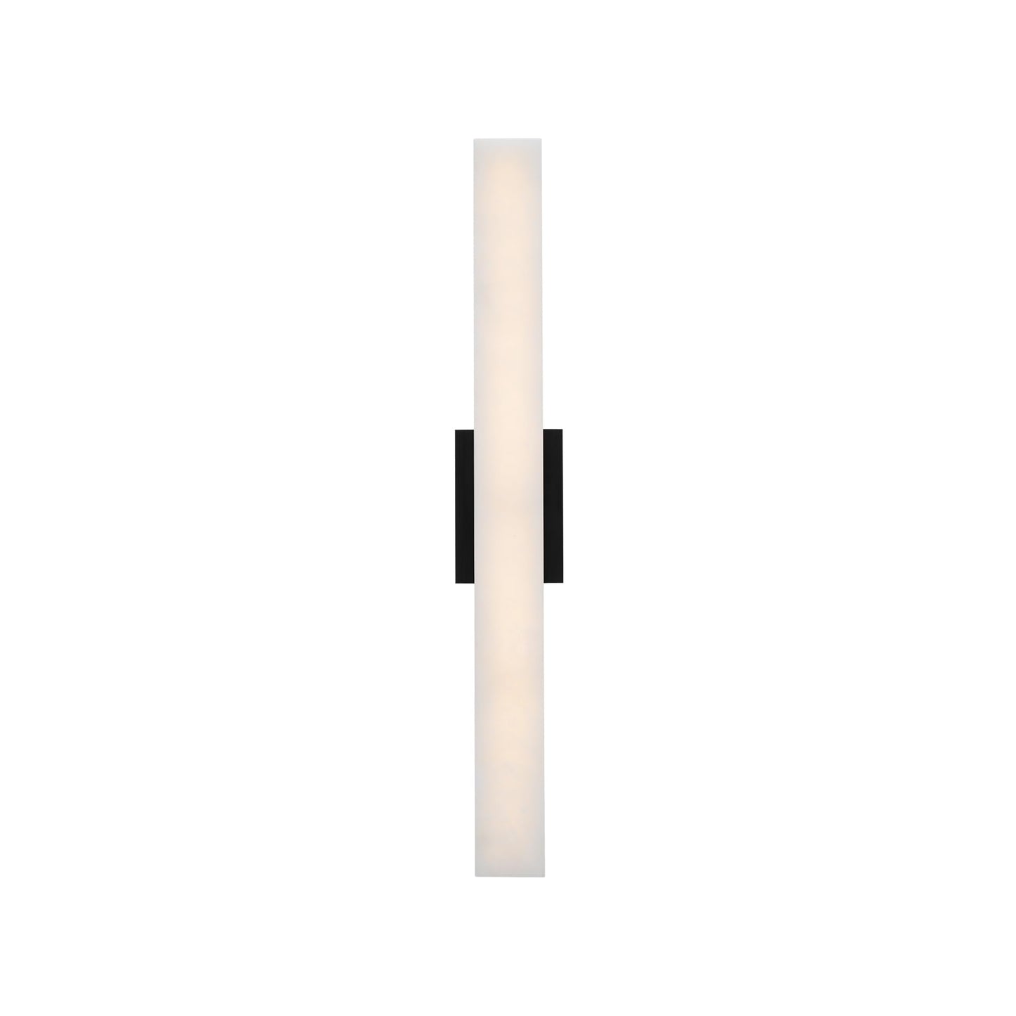 Antique White Modern Forms Lanza 27in LED Bath Vanity & Wall Light 3000K in Black