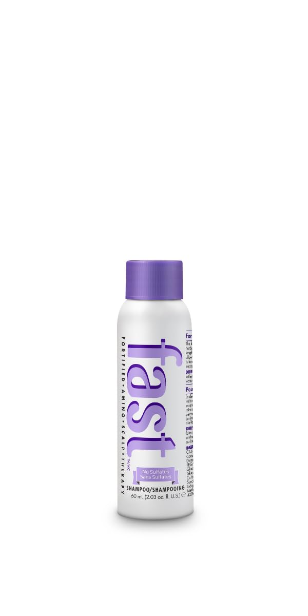 Light Gray Nisim F.A.S.T. Fortified Amino Scalp Therapy Shampoo 2 oz