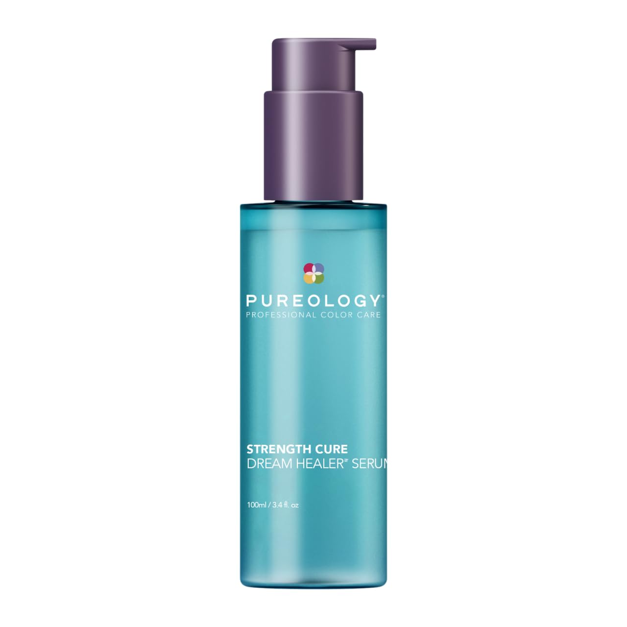 White Smoke Pureology Strength Cure Dream Healer Hair Serum - Lightweight Leave-In Treatment, Split End Hair Repair, Smoothing & Strengthening Heat Protectant, Vegan