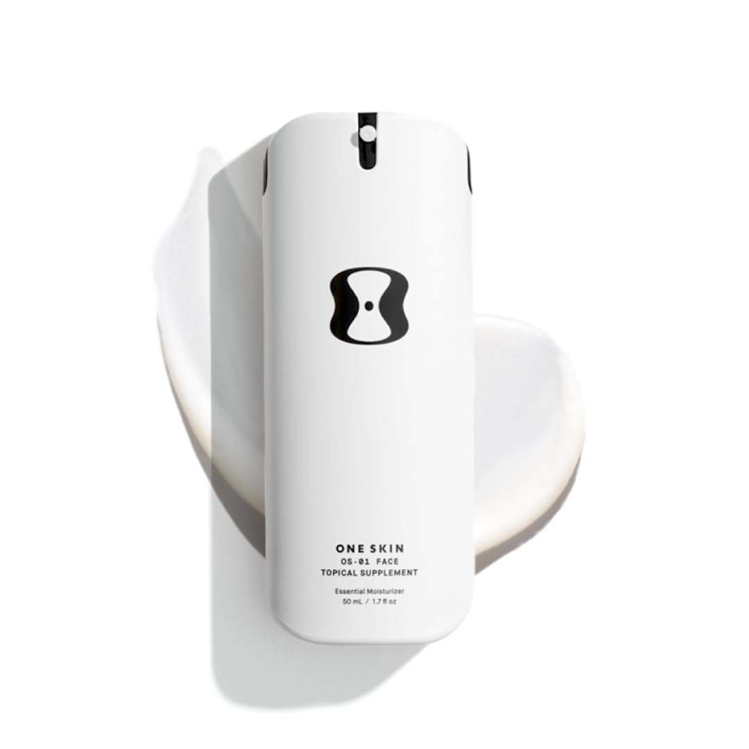 White Smoke OneSkin FACE OS-01 Peptide Topical Supplement | Skin Longevity Age Reversal Moisturizer | Safe for Sensitive Skin, Fragrance-Free, 50 mL / 1.7 oz