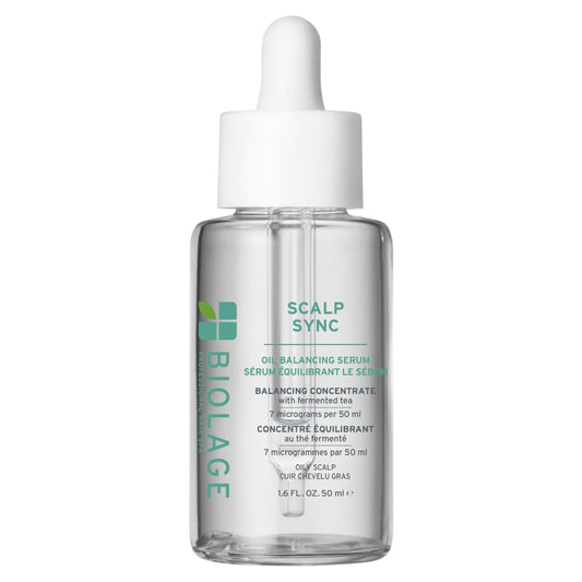 White Smoke Biolage Scalp Sync Oil Balancing Hair Serum - Absorbs Excess Oil Between Washes, Leave-In Scalp Treatment, Fermented Tea Blend, Vegan, 1.6 Fl Oz