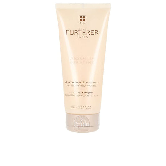 Antique White Rene Furterer ABSOLUE KERATINE Repairing Shampoo for Damaged, Over-Processed Hair