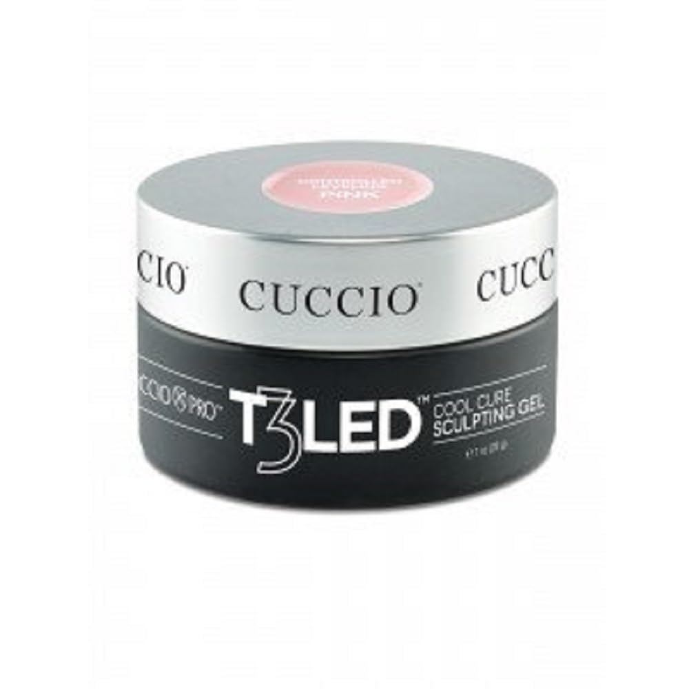 White Smoke Cuccio Pro T3 LED UV Versatility Controlled Leveling Pink Gel 1 oz