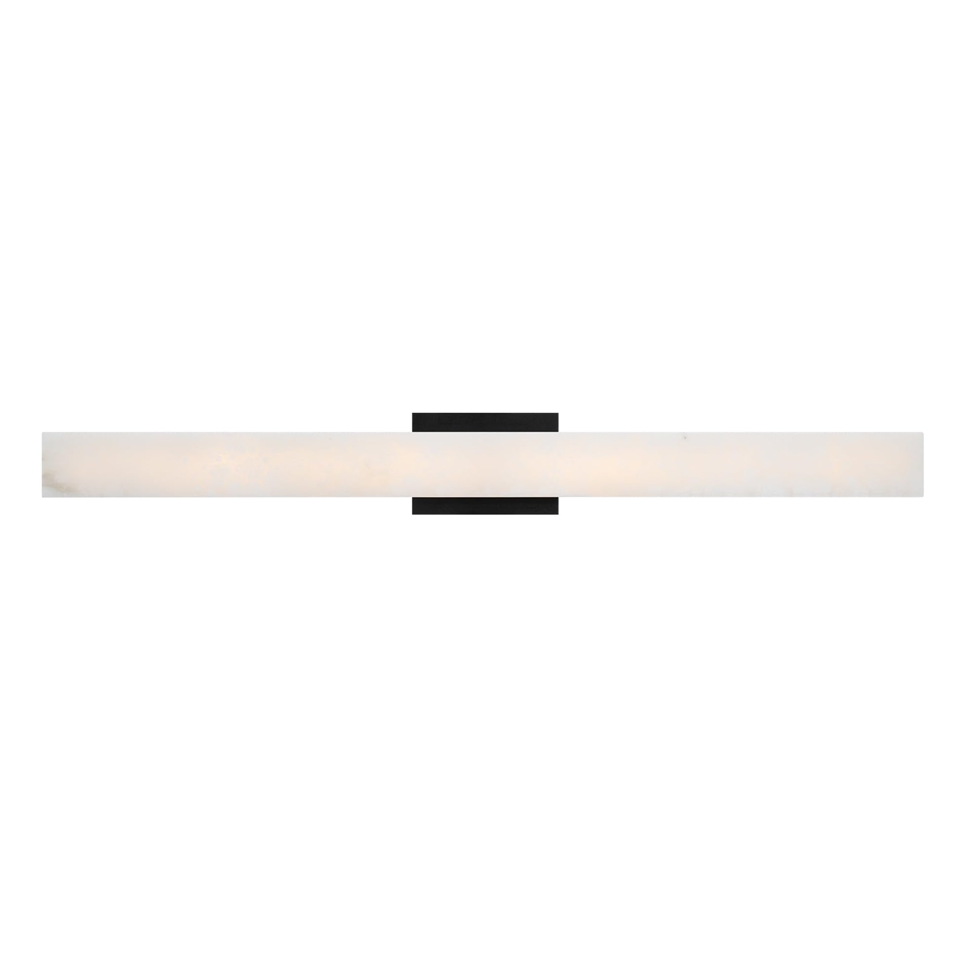 White Smoke Modern Forms Lanza 34in LED Bath Vanity & Wall Light 3000K in Black