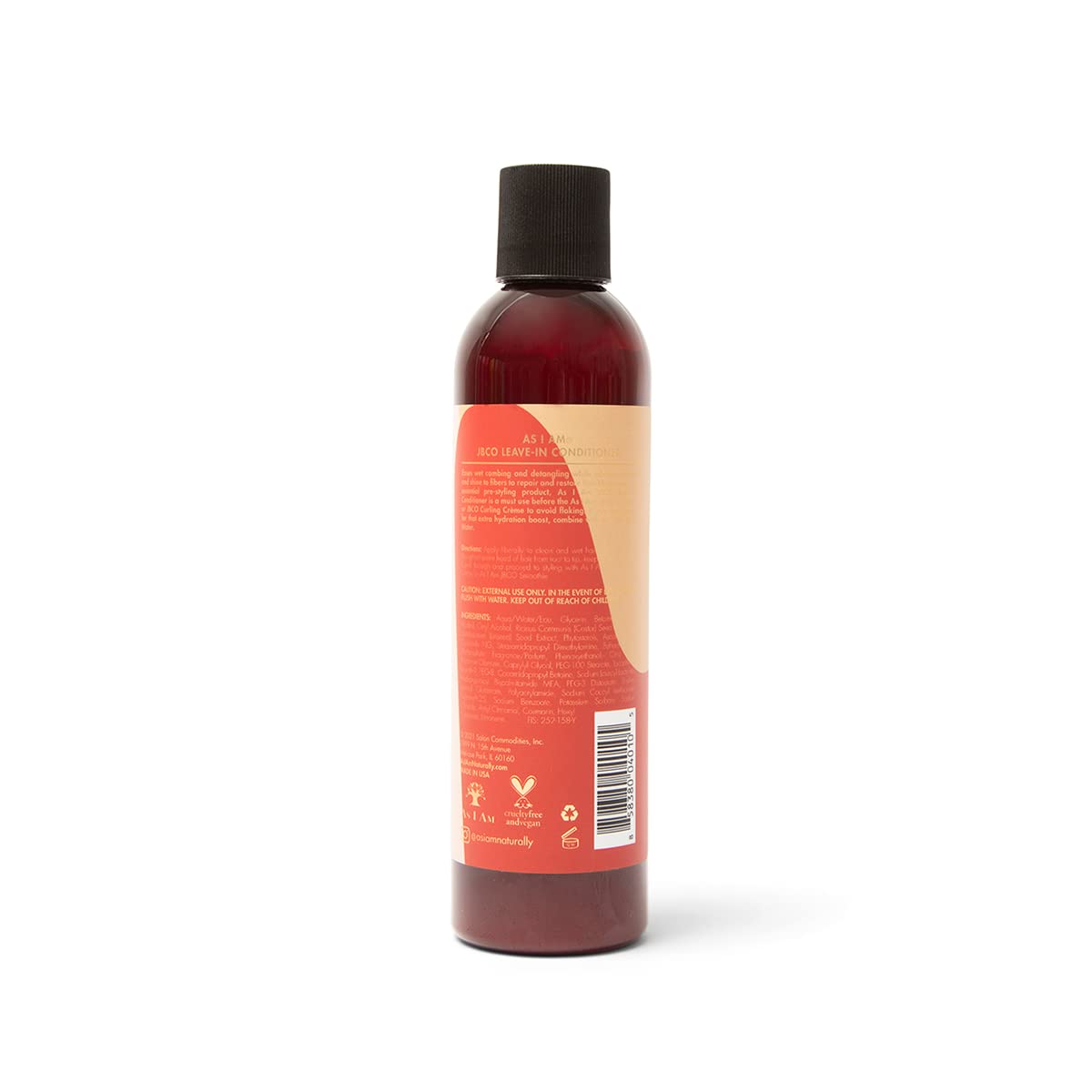 White Smoke As I Am Jamaican Black Castor Oil Leave In Conditioner 237Ml