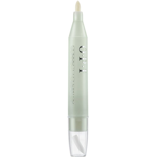 White Smoke OPI Correct Clean Up | Refillable Nail Polish Remover Corrector Pen | Gentle & Non-Drying Formula | Includes Replacement Tip | 0.13 fl oz