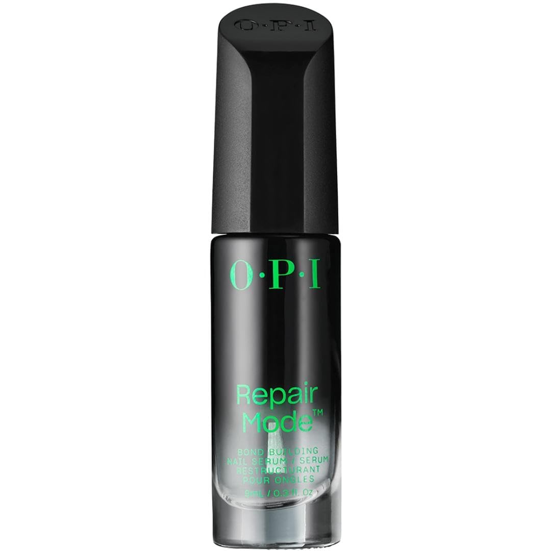 Black OPI Repair Mode Bond Building Nail Serum | Keratin Protein Nail Strengthening Treatment | For Stronger Nails & Nail Growth