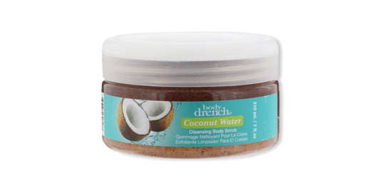 Lavender Body Drench Coconut Water Cleansing Body Scrub, 7 Ounce
