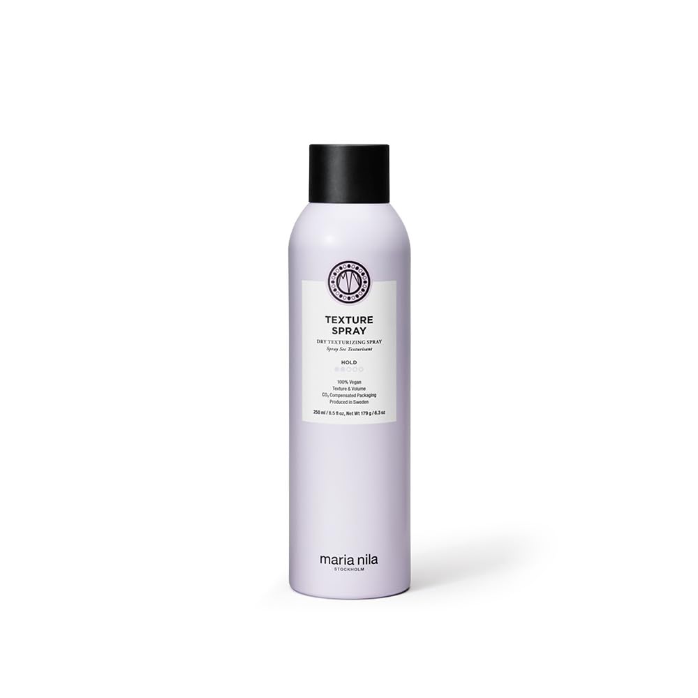 White Smoke Maria Nila, Texture Spray, Hold 2/5, Moisturizing & provides Instant Volume and Texture, 100% Vegan & Sulfate/Paraben free, 8.4 Fl Oz